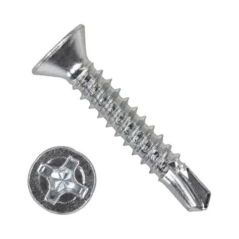 Саморез КВАДРА DIN 7504 P 4.2x16 цинк, коp. 1000 шт., потайной, шлиц ...