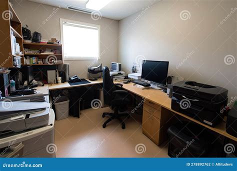 Clean And Neat Office With Every Document In Its Place Stock Photo