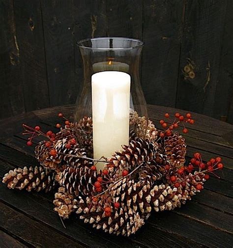 30 Amazing Pine Cone Christmas Centerpieces Decoration With Images