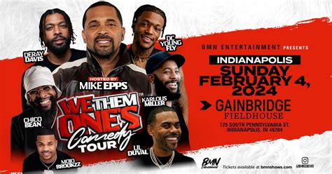 We Them One S Comedy Tour Gainbridge Fieldhouse