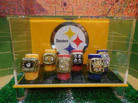 pittsburgh steelers super bowl rings - display case | Steelers super ...