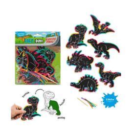 Blister Dinosaurio Para Raspar Y Colorear U Librer A Online Troa