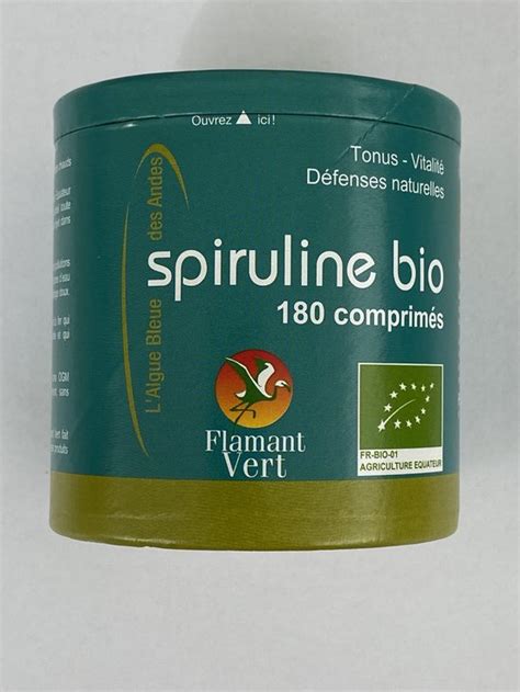 Flamant Vert Spirulina Organic 120 Tabletten Van 500 Mg Bol