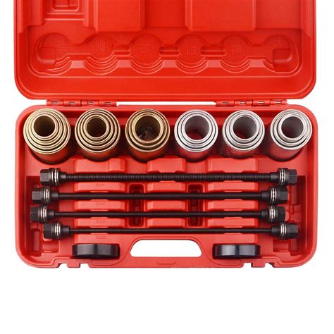 Pc Universal Press Pull Sleeve Kit Bush Bearing Removal Insertion