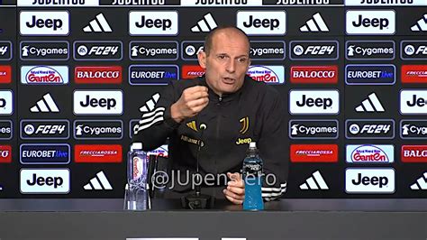 Conferenza Stampa Allegri Pre Milan Juve Chiesa In Forse Su Fagioli