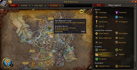 Ui Improvements On The War Within Beta Search Boxes Map Legend