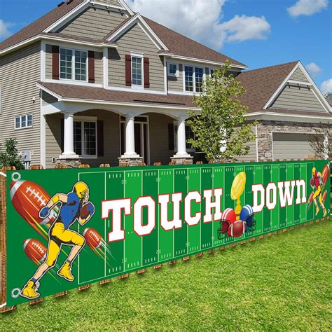 Amazon Football Decorations Rugby Yard Banner Football Party