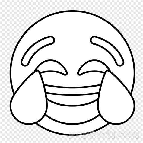 Cara Con L Grimas De Alegr A Emoji Dibujo Emoticon Emoji Blanco Ni O