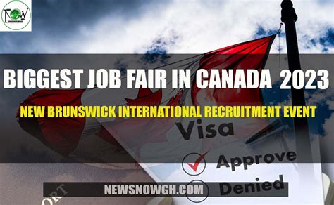 Biggest Job Fair In Canada 2023 New Brunswick International