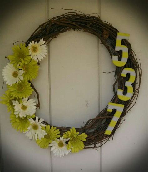 House Number Wreath Grapevine Wreath House Numbers Wreaths