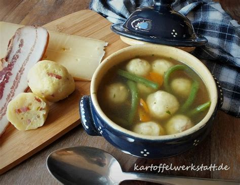 SpeckknÖdel Suppe Kartoffelwerkstatt