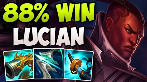 Win Rate Lucian In Challenger Challenger Lucian Adc Gameplay