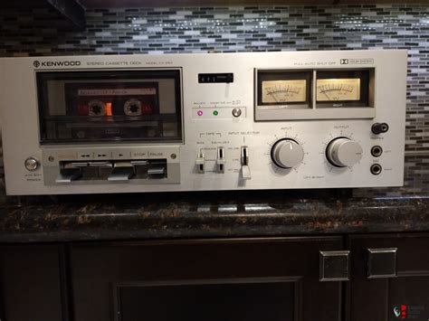 Kenwood Kx Stereo Cassette Deck Circa Silver Face For Sale