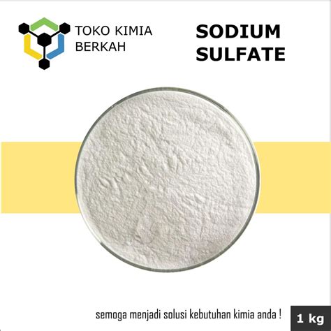 Jual Sodium Sulfate Natrium Sulfat Kemasan Kg Shopee Indonesia