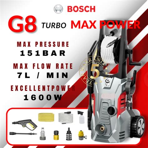 Style G7 Turbog8 Turbo Waterjet Super Power Portable High Pressure Cleaner Water Jet Sprayer