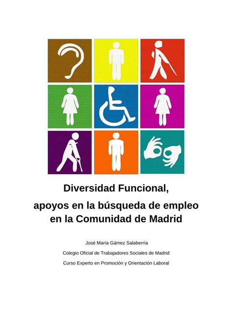 PDF Diversidad Funcional apoyos en la busqueda de empleo Índice