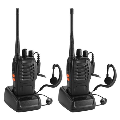 Pcs Lot Baofeng Bf S Walkie Talkie Two Way Radio Uhf Mhz