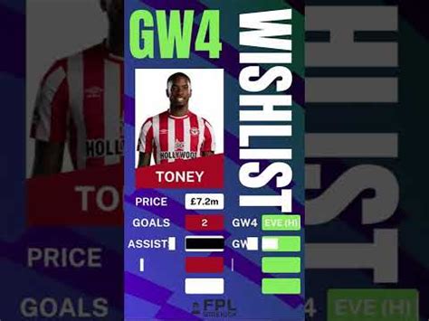 Fpl Game Week Transfer Options Youtube