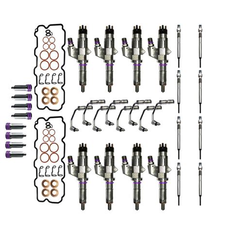 Lb Duramax Injector Super Kit W Gasket Install Kit Glow Plugs