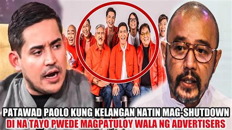 Malungkot Na Balita Paolo Contis Naiyak Eat Bulaga Magsa Shutdown Sa