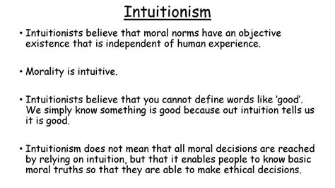 Intuitionism Explore And Evaluate The Strengths And Problems Of