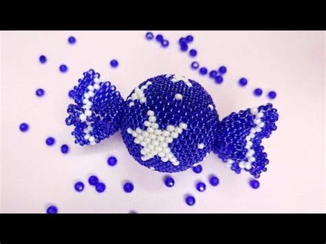 МК Конфетка со звёздочками. Мозаичное плетение.Часть 3/3 - YouTube