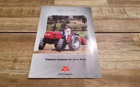 Prospectus Catalogue Brochure Tracteur Massey Ferguson Mf Eur