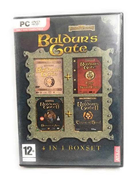 Baldur S Gate Compilation 4 Pc Games Sword Coast Shadows Of Amn Throne Of Bhaal