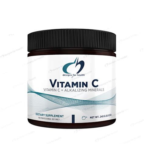 Vitamin C Buffered Powder 240g By Designs For Health Ipm Supplements