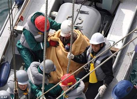 Japan Earthquake And Tsunami Man Rescued 10 Miles Out To Sea After 2