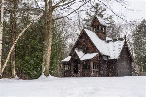 Chapel in the Snow | Luke Collins Photography Print Store