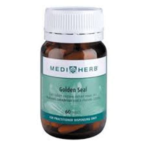 MediHerb Golden Seal 60 Tablets | Golden Seal Extract | Buy Medi Herb