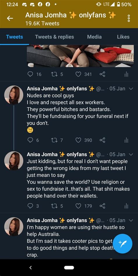 Anisa Jomha Twitter Anisa Jomhas Onlyfans Refers To A Viral Debate