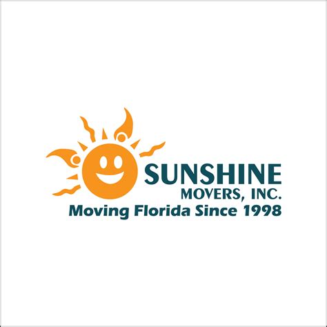 Bold Serious Moving Company Logo Design For Sunshine Movers Inc By