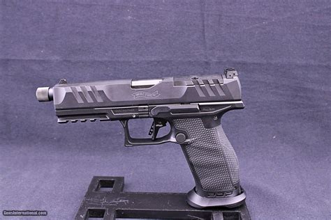 Walther Pdp Pro Sd 51 Threaded Barrel 9mm And Trijicon Rmr Plate For Sale