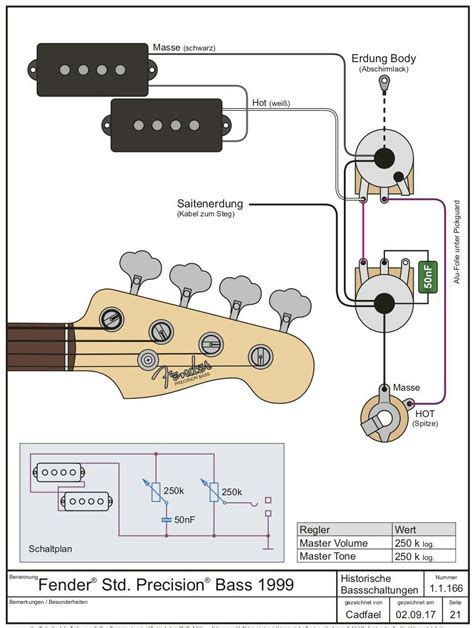 Diagrama De Bajo Electrico Cableado De Bajo Eléctrico