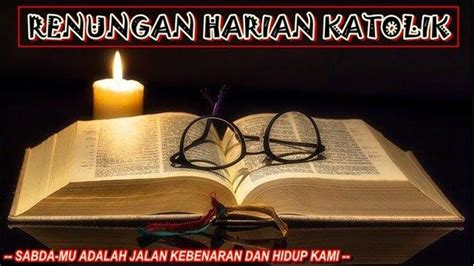 Renungan Katolik Sabtu Juli Lengkap Bacaan Bacaan Injil Dan