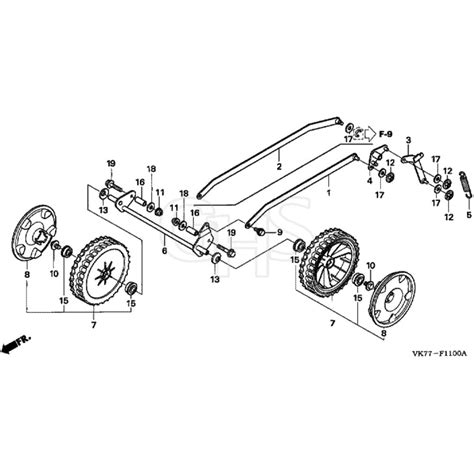 Honda Hrx C Sde Matf Front Wheel Diagram Ghs