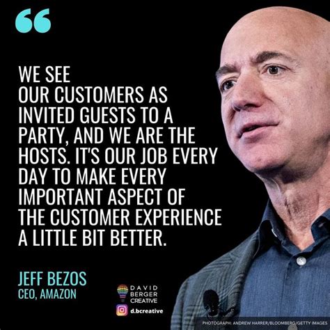 JEFF BEZOS CEO AMAZON Customer Experience Quotes Workplace Quotes