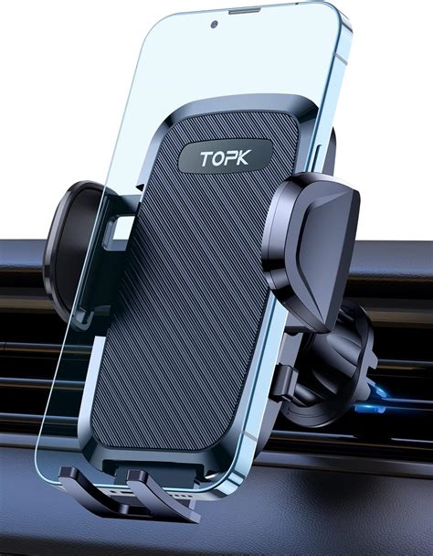 Topk Handyhalterung Auto Handyhalter F Rs Auto L Ftung Mit Upgrade