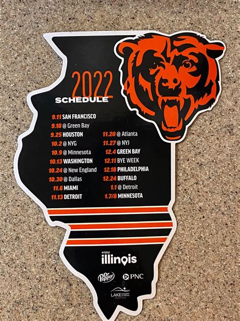 Chicago Bears 2022 Season Schedule