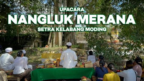 Nangluk Merana Setra Kelabang Moding Tegallalang Gianyar Bali