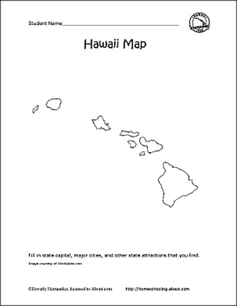 Hawaiian Island Coloring Pages