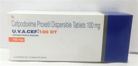 U V A CEF 100 DT Tablets 100mg Torrent Pharmaceuticals Ltd At Rs 100