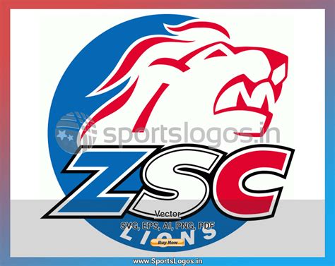 ZSC Lions - Hockey Sports Vector SVG Logo in 5 formats - SPLN005003 • Sports Logos - Embroidery ...