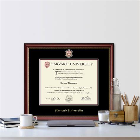 Harvard Masterpiece Medallion Diploma Frame In Kensington Gold With