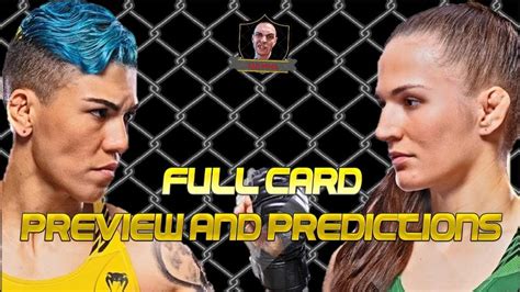 Ufc Fight Night Andrade Vs Blanchfield Predictions And Full Card Breakdown Ufc Vegas 69 Youtube