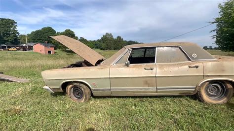 Forgotten Ford Ltd Spent Years In A Barn Gets First Wash