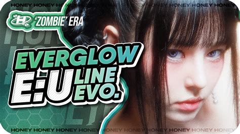 E U Everglow Line Evolution All Title Tracks Until Zombie Youtube