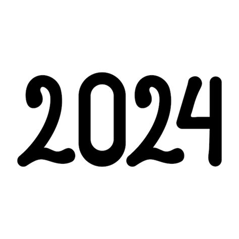 Premium Vector Hand Drawn Font 2024 Element